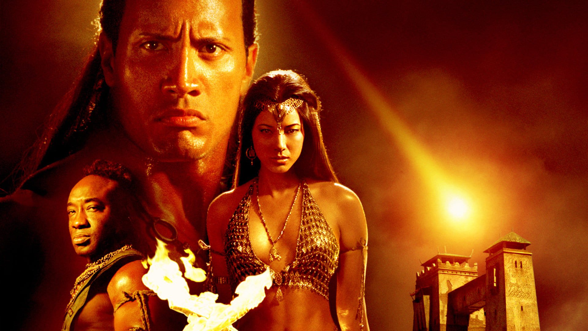 Cinematic background from The Scorpion King 2002 - In ancient Egypt, peasant Mathayus is hired to exact revenge on the powerful Memnon and the sorceress Cassandra, who are ready to overtake Balthazar's village. Amid betrayals, thieves, abductions and more, Mathayus strives to bring justice to his complicated world.