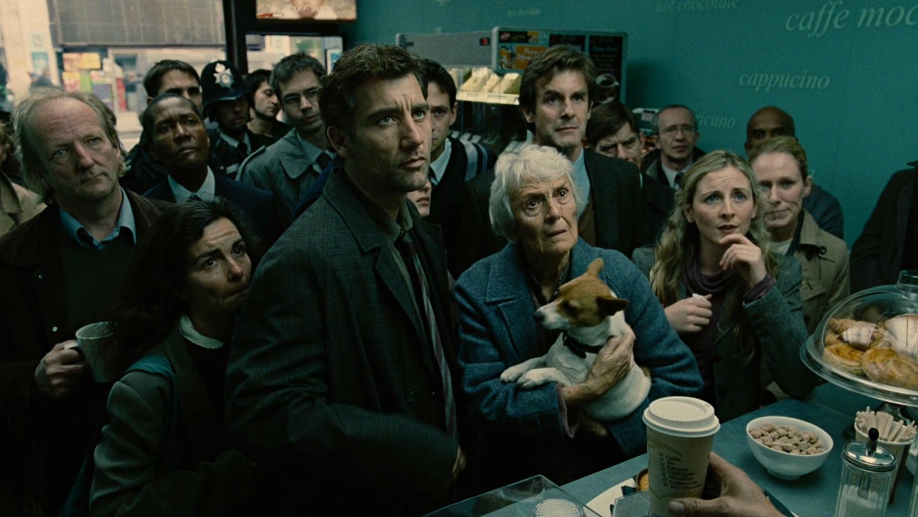 Cinematic background from Children of Men 2006 - In 2027, in a chaotic world in which humans can no longer procreate, a former activist agrees to help transport a miraculously pregnant woman to a sanctuary at sea, where her child's birth may help scientists save the future of humankind.