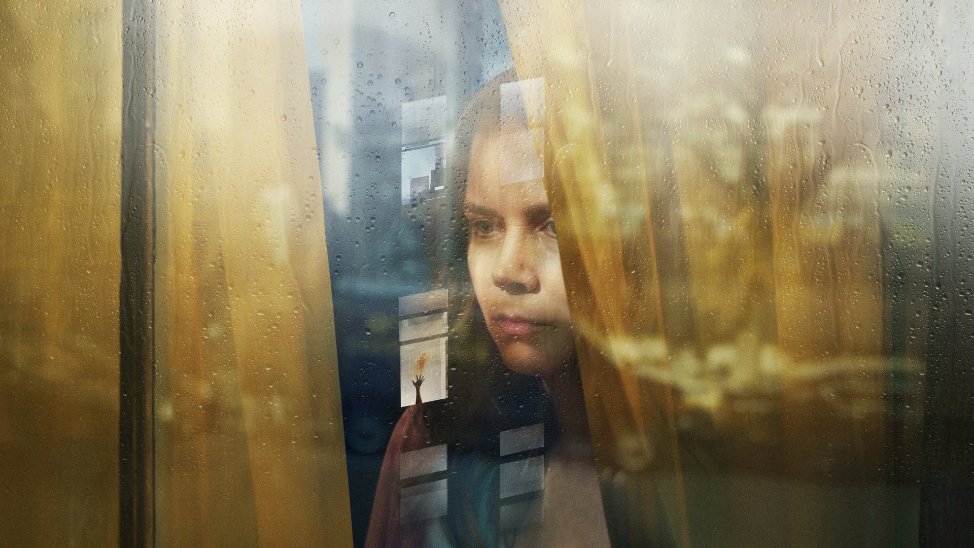 Cinematic background from The Woman in the Window 2021 - An agoraphobic woman living alone in New York begins spying on her new neighbors only to witness a disturbing act of violence.