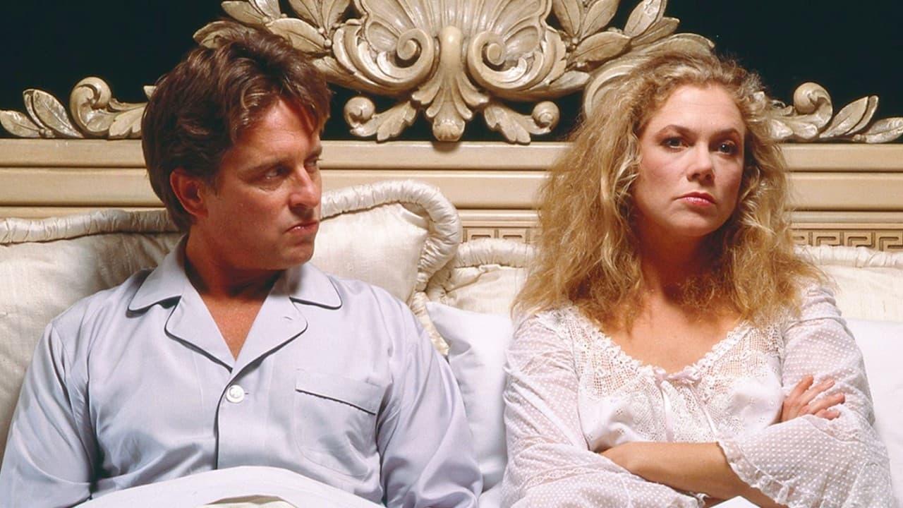 Cinematic background from The War of the Roses 1989 - The Roses, Barbara and Oliver, live happily as a married couple. Then she starts to wonder what life would be like without Oliver, and likes what she sees. Both want to stay in the house, and so they begin a campaign to force each other to leave. In the middle of the fighting is D'Amato, the divorce lawyer. He gets to see how far both will go to get rid of the other, and boy do they go far.