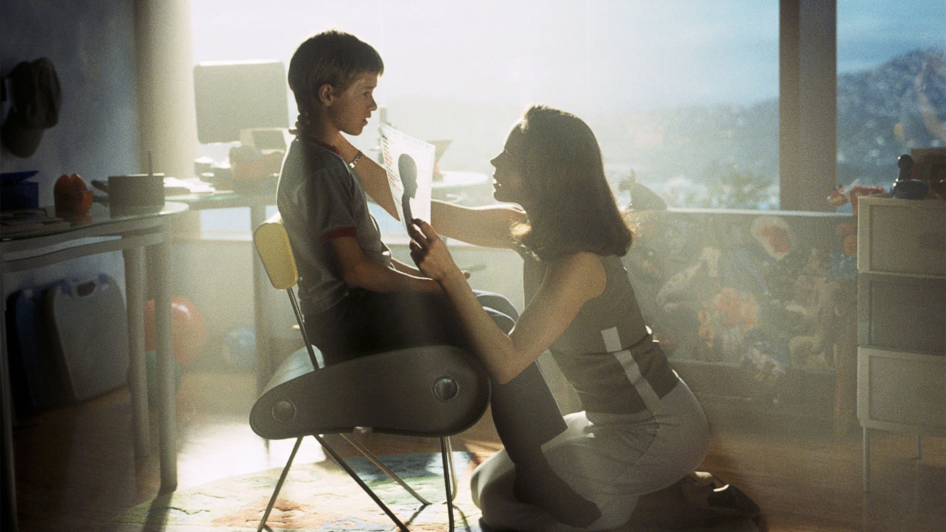 Cinematic background from A.I. Artificial Intelligence 2001 - David, a robotic boy—the first of his kind programmed to love—is adopted as a test case by a Cybertronics employee and his wife. Though he gradually becomes their child, a series of unexpected circumstances make this life impossible for David.