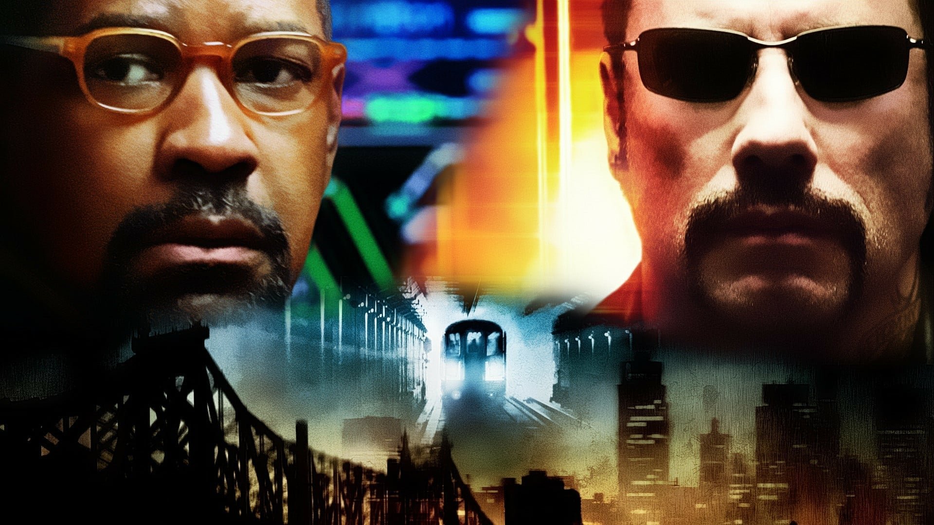 Cinematic background from The Taking of Pelham 123 2009 - Armed men hijack a New York City subway train, holding the passengers hostage in return for a ransom, and turning an ordinary day's work for dispatcher Walter Garber into a face-off with the mastermind behind the crime.