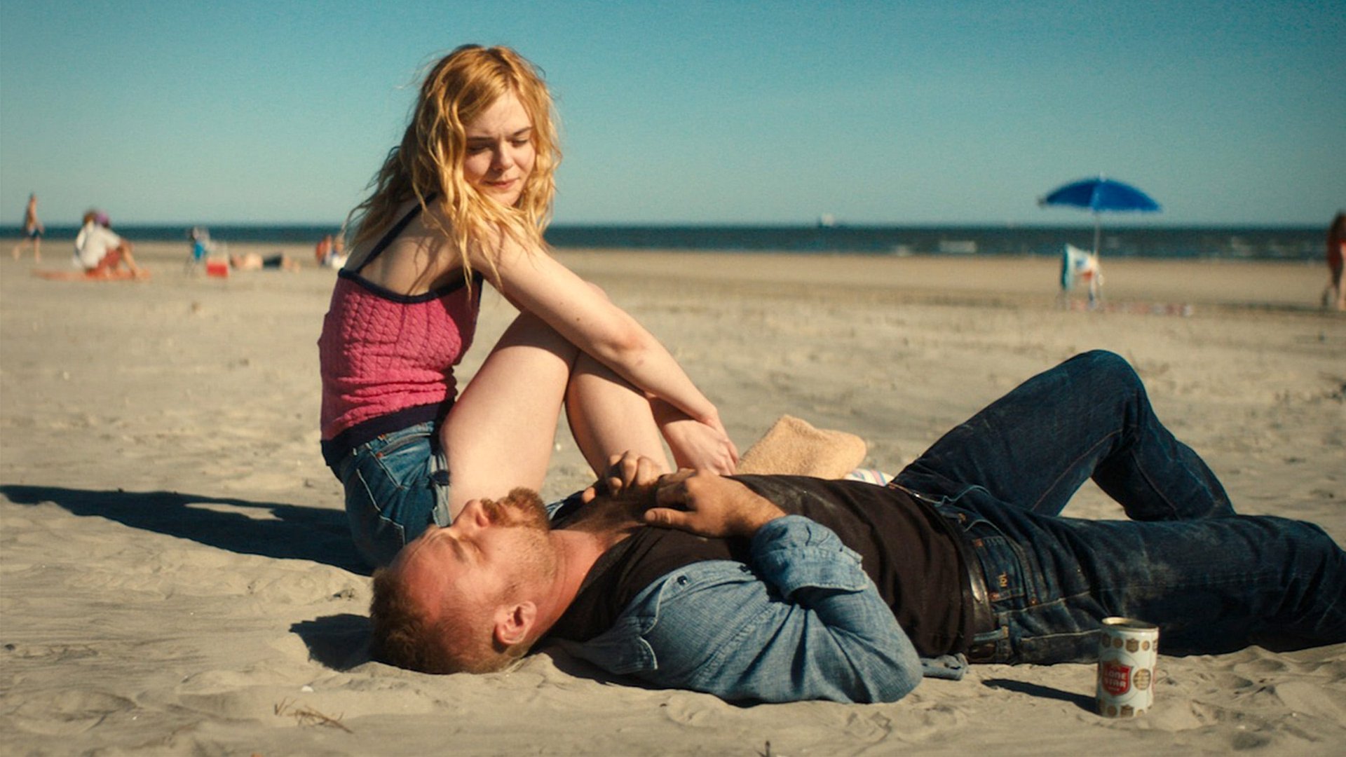 Cinematic background from Galveston 2018 - After a violent encounter, Roy finds Rocky and sees something in her eyes that prompts a fateful decision. He takes her with him as he flees to Galveston, an action as ill-advised as it is inescapable.