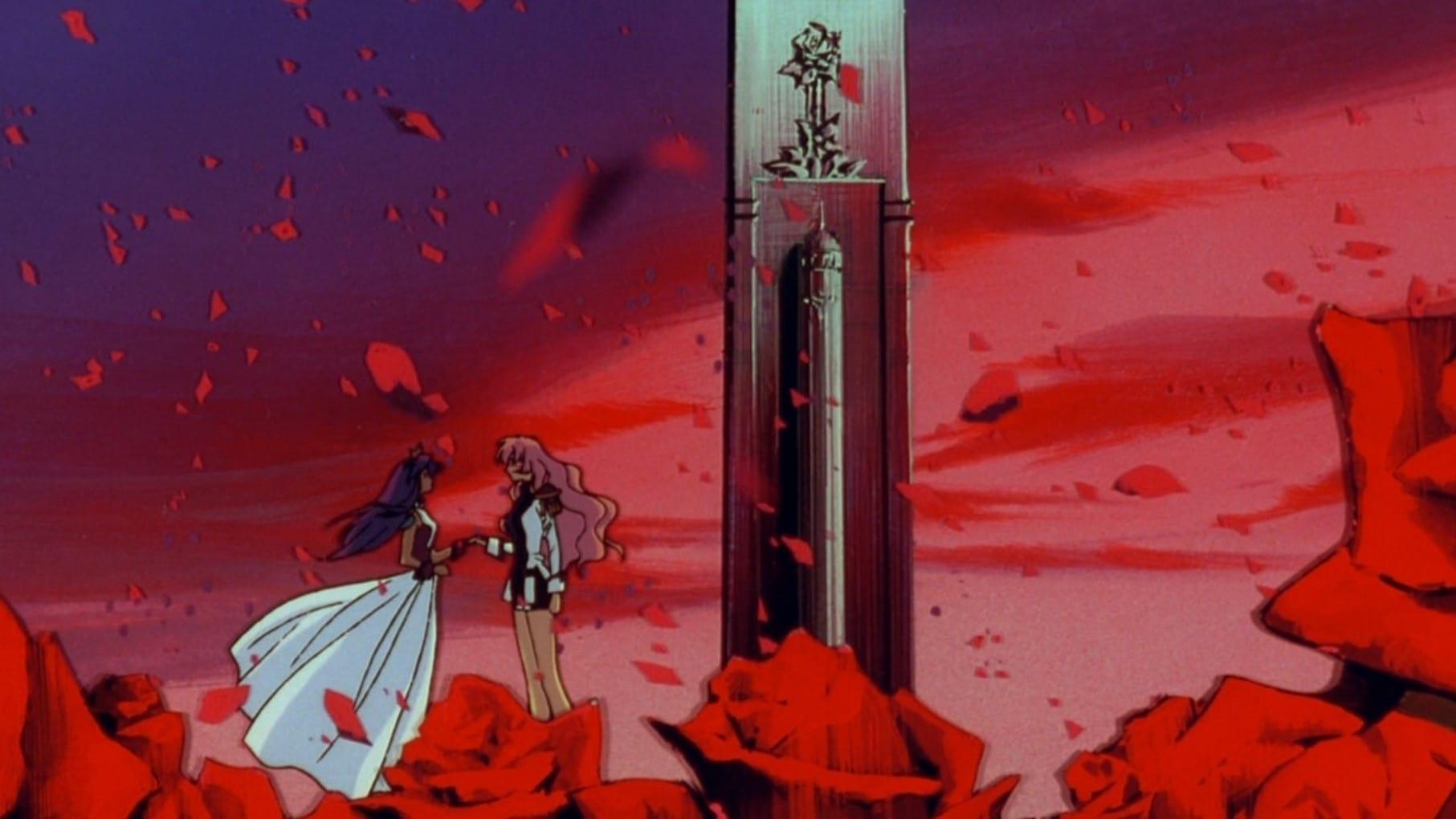 Cinematic background from Revolutionary Girl Utena: The Movie 1999 - In a loose retelling of the Revolutionary Girl Utena TV series, Utena Tenjou arrives at Ohtori Academy, only to be immediately swept up in a series of duels for the hand of her classmate Anthy Himemiya and the power she supposedly holds. At the same time, Utena reunites with Touga Kiryuu, a friend from her childhood who seems to know the secrets behind the duels. Utena must discover those secrets for herself, before the power that rules Ohtori claims her and her friends, new and old.