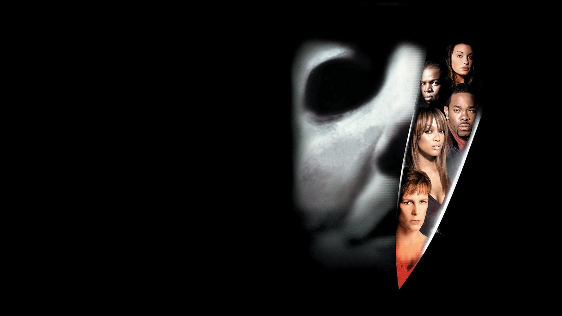 Cinematic background from Halloween: Resurrection 2002 - Serial Killer Michael Myers is not finished with Laurie Strode, and their rivalry finally comes to an end. But is this the last we see of Myers? Freddie Harris and Nora Winston are reality programmers at DangerTainment, and are planning to send a group of 6 thrill-seeking teenagers into the childhood home of Myers. Cameras are placed all over the house and no one can get out of the house... and then Michael arrives home!