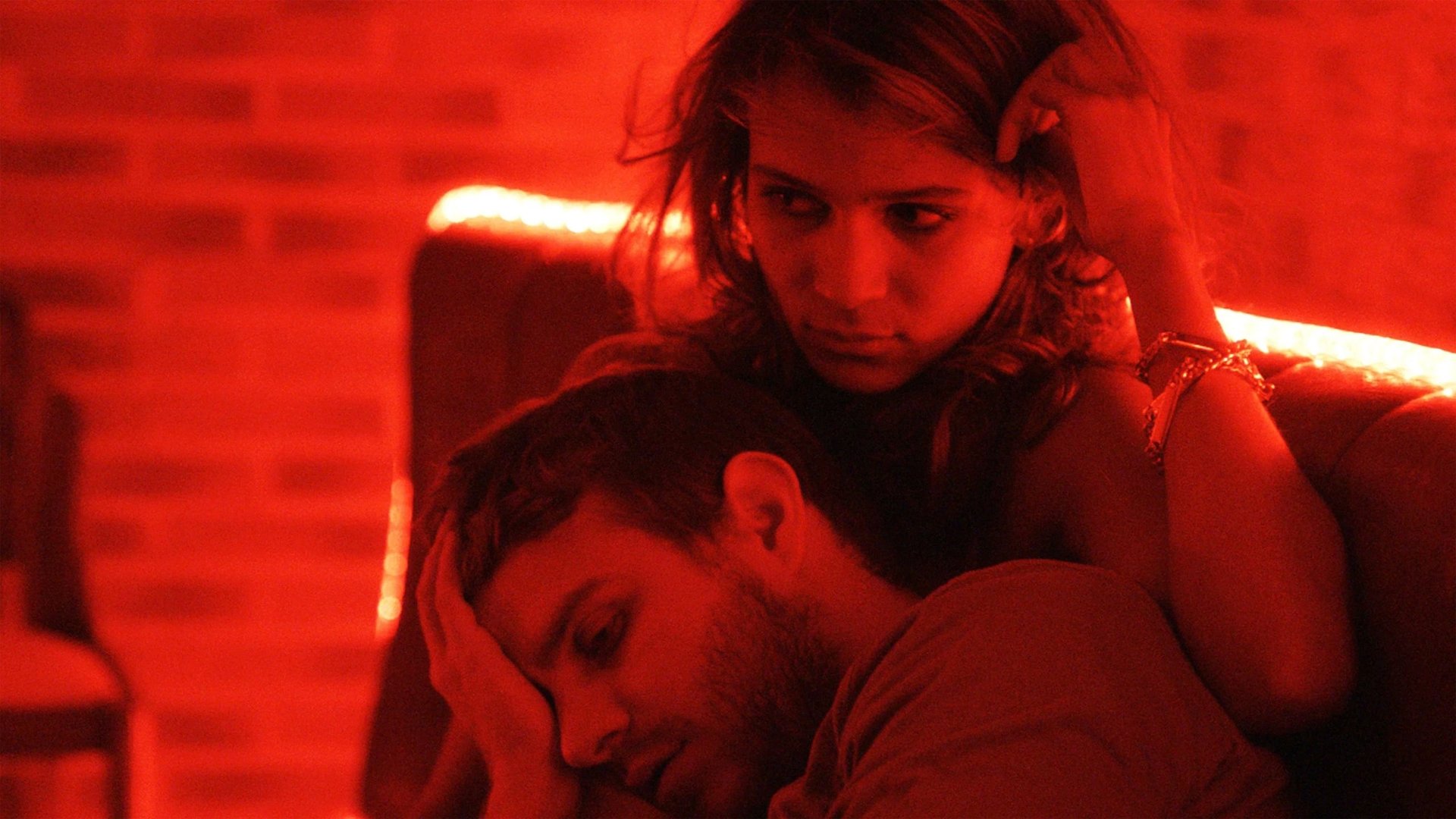 Cinematic background from Simon Killer 2012 - A recent college graduate flees to Paris after a break-up, where his involvement with a prostitute begins to reveal a potentially dark recent past.