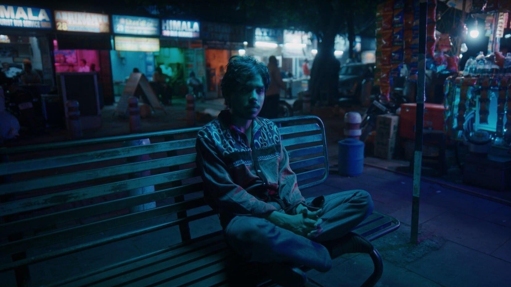 Cinematic background from The White Tiger 2021 - An ambitious Indian driver uses his wit and cunning to escape from poverty and rise to the top. An epic journey based on the New York Times bestseller.