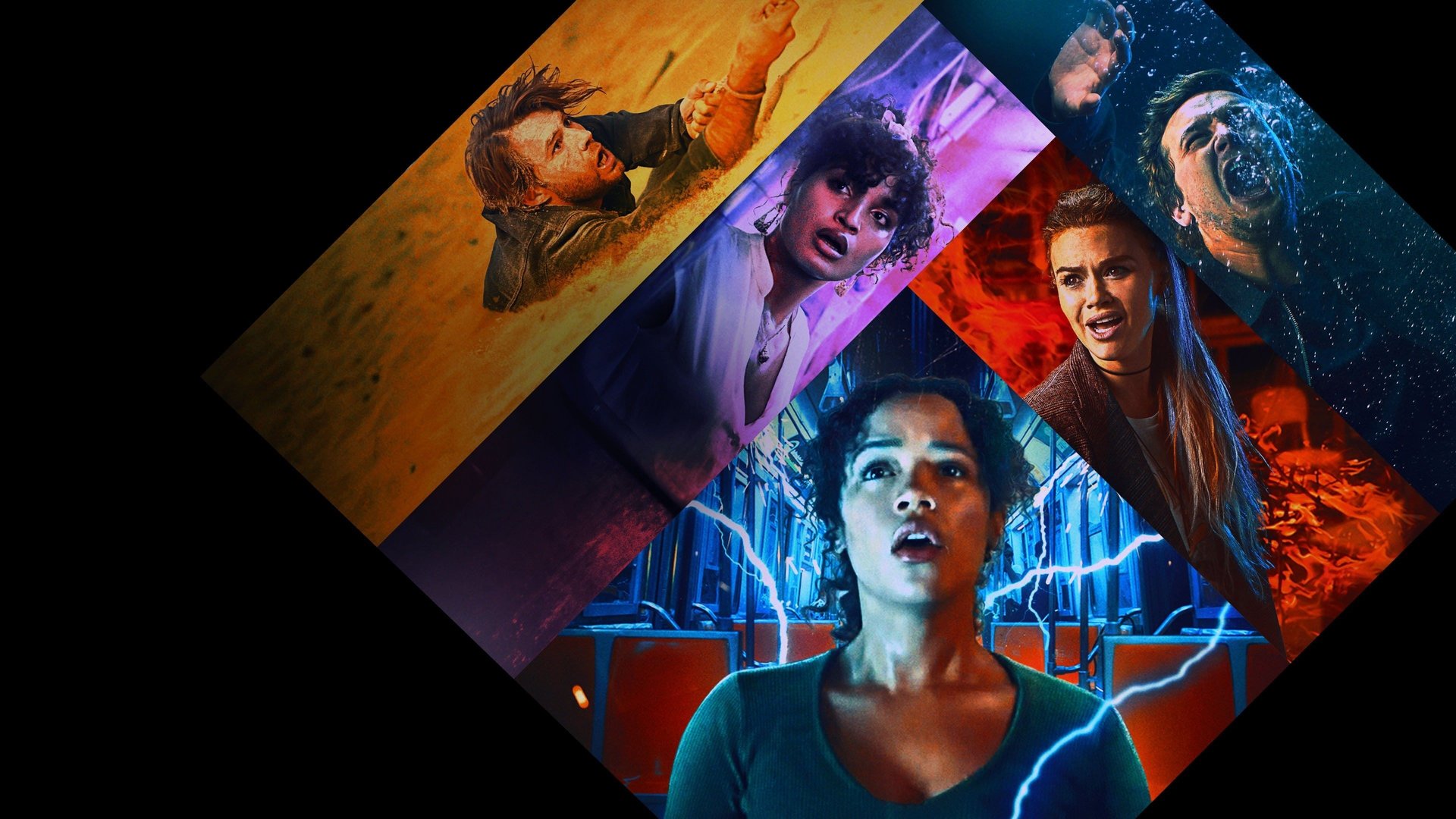 Cinematic background from Escape Room: Tournament of Champions 2021 - Six people unwittingly find themselves locked in another series of escape rooms, slowly uncovering what they have in common to survive as they discover all the games that they've played before.