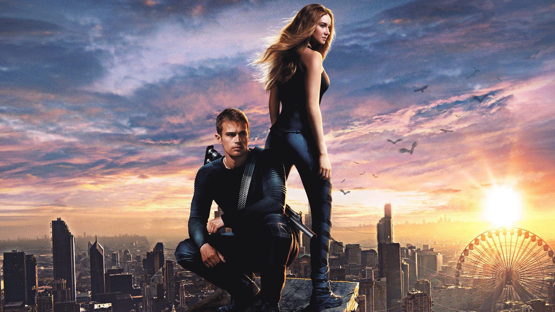 Cinematic background from Divergent 2014 - In a world divided into factions based on personality types, Tris learns that she's been classified as Divergent and won't fit in. When she discovers a plot to destroy Divergents, Tris and the mysterious Four must find out what makes Divergents dangerous before it's too late.