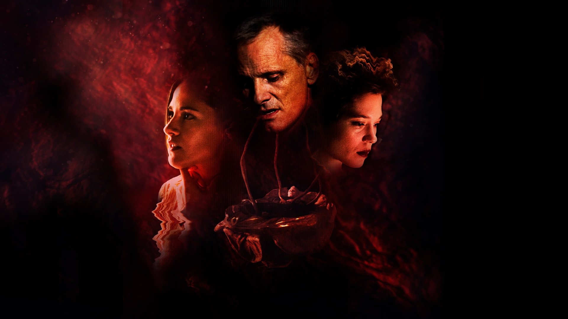 Cinematic background from Crimes of the Future 2022 - With his partner Caprice, celebrity performance artist Saul Tenser publicly showcases the metamorphosis of his organs in avant-garde performances. Timlin, an investigator from the National Organ Registry, obsessively tracks their movements, which is when a mysterious group is revealed... Their mission -- to use Saul's notoriety to shed light on the next phase of human evolution.