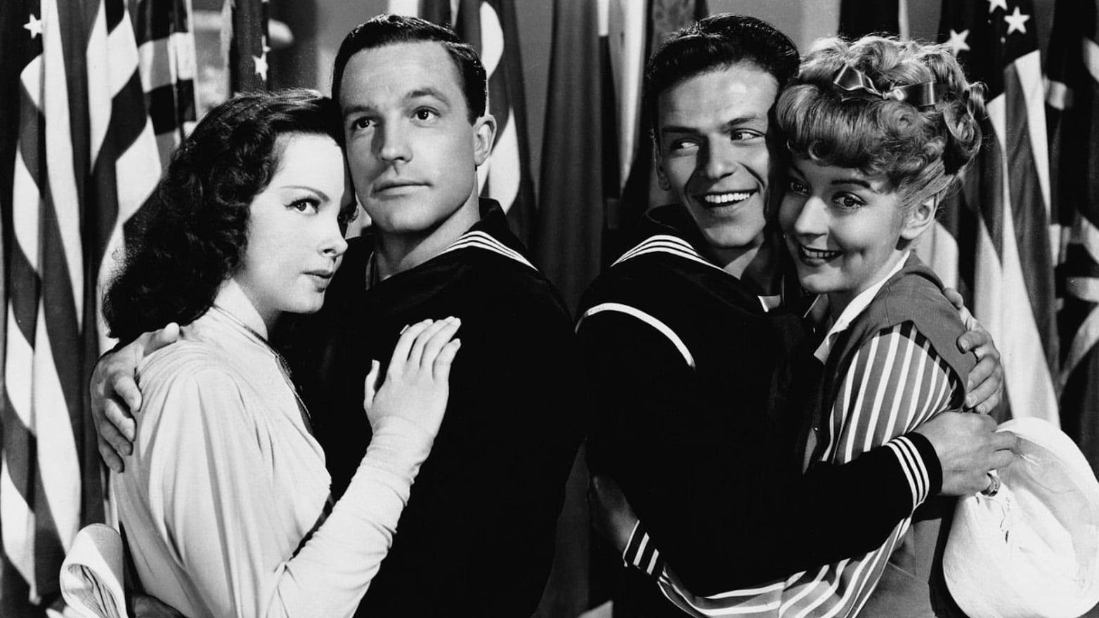 Cinematic background from Anchors Aweigh 1945 - Two sailors, Joe and Clarence have four days shore leave in spend their shore leave trying to get a girl for Clarence. Clarence has his eye on a girl with musical aspirations, and before Joe can stop him, promises to get her an audition with José Iturbi. But the trouble really starts when Joe realizes he's falling for his buddy's girl.