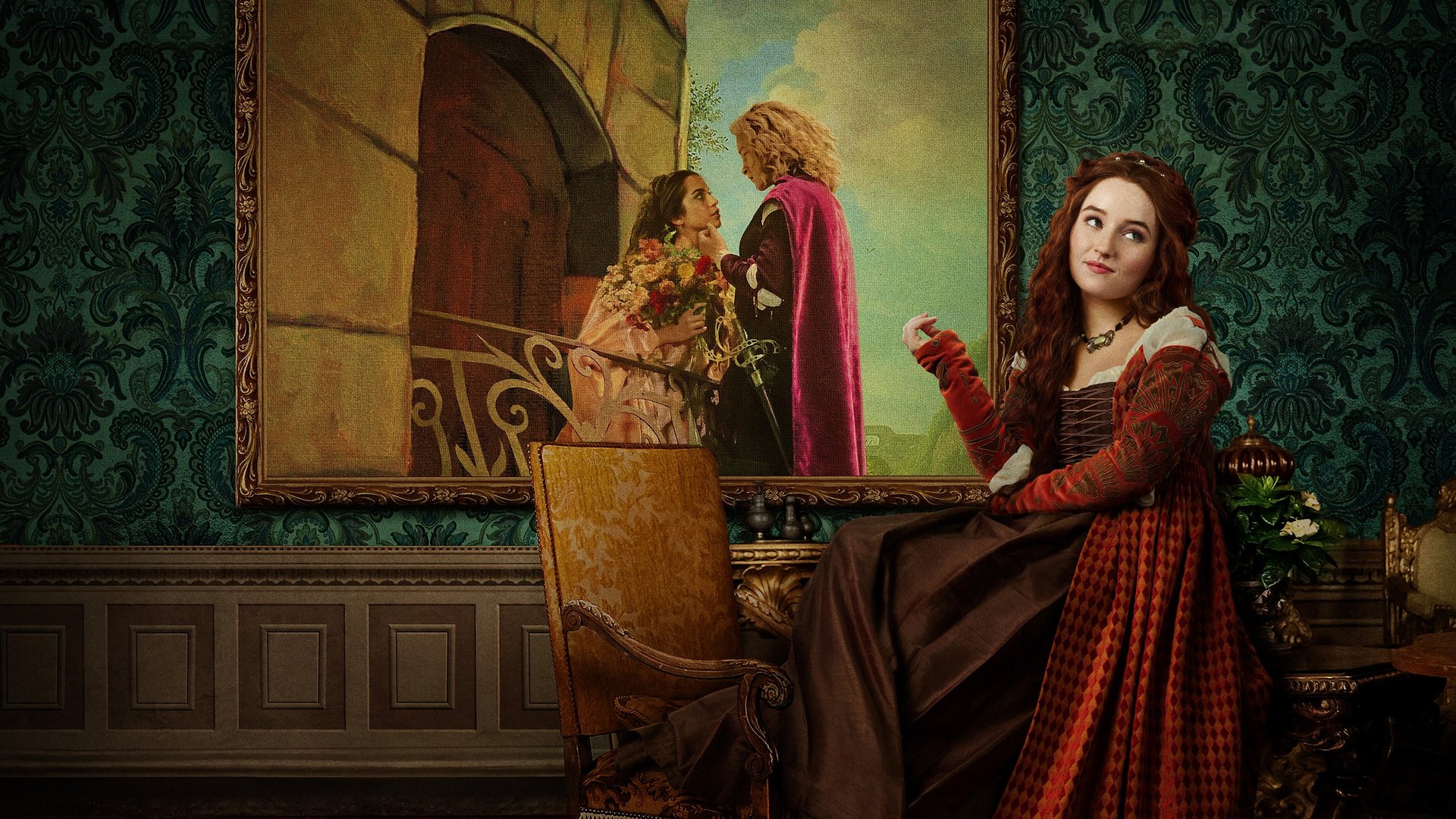 Cinematic background from Rosaline 2022 - Left heartbroken after Romeo begins to pursue her cousin Juliet, Rosaline schemes to foil the famous romance and win back her guy in this comedic twist of Shakespeare's Romeo and Juliet.