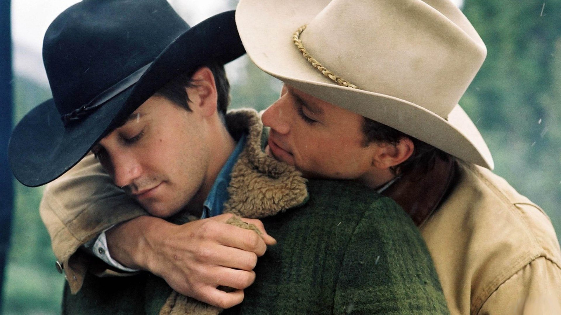 Cinematic background from Brokeback Mountain 2005 - Rodeo cowboy Jack and ranch hand Ennis are hired as sheepherders in 1963 Wyoming. One night on Brokeback Mountain, they spark a physical relationship. Though Ennis marries his longtime sweetheart and Jack marries a fellow rodeo rider, they keep up their tortured, sporadic love affair for 20 years.