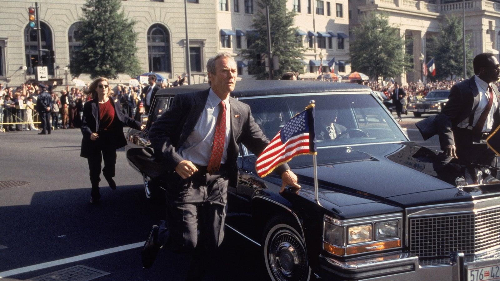 Cinematic background from In the Line of Fire 1993 - Veteran Secret Service agent Frank Horrigan is a man haunted by his failure to save President Kennedy while serving protection detail in Dallas. Thirty years later, a man calling himself "Booth" threatens the life of the current President, forcing Horrigan to come back to protection detail to confront the ghosts from his past.