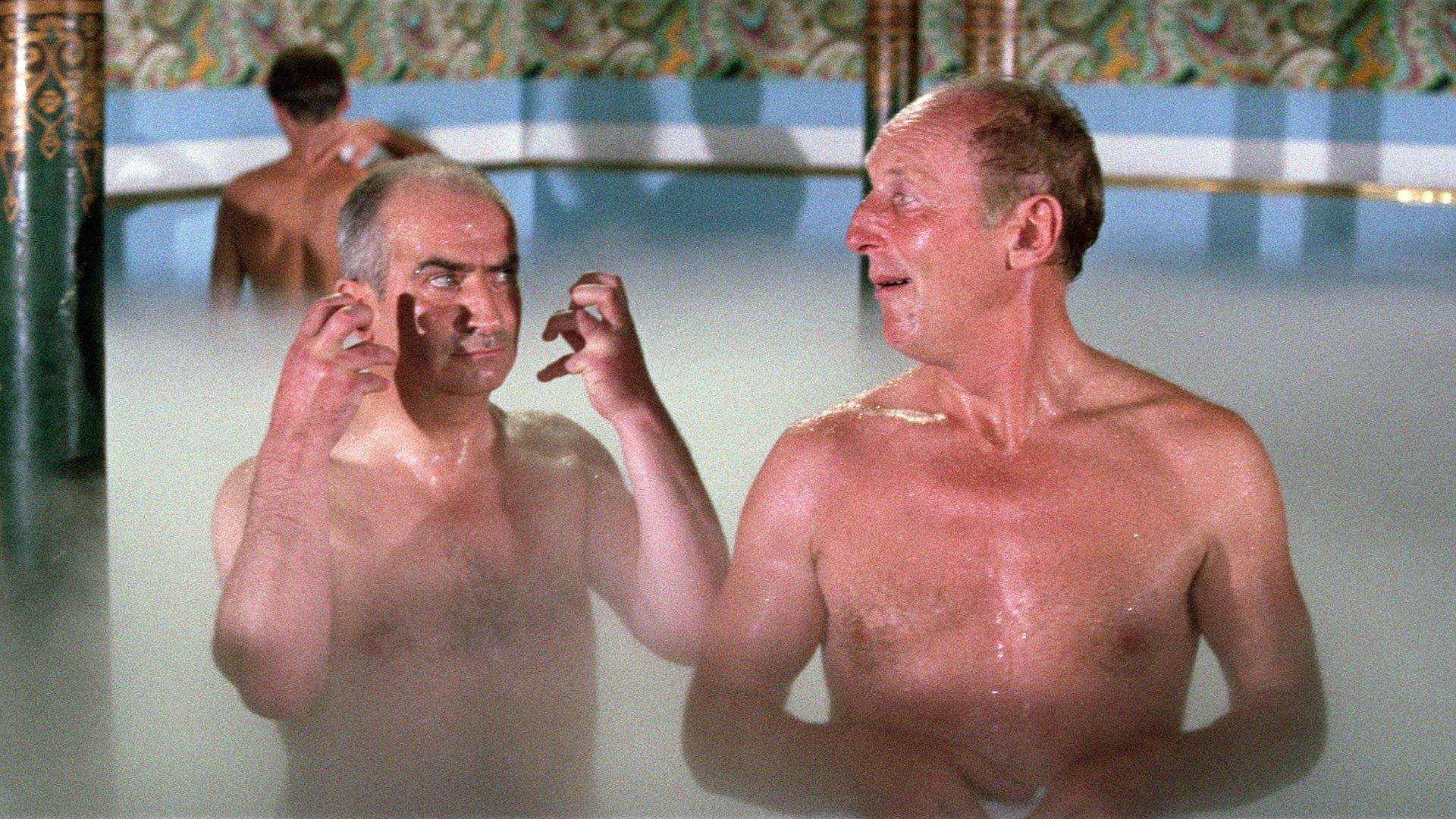 Cinematic background from La Grande Vadrouille 1966 - During World War II, two French civilians and a downed British Bomber Crew set out from Paris to cross the demarcation line between Nazi-occupied Northern France and the South. From there they will be able to escape to England. First, they must avoid German troops - and the consequences of their own blunders.