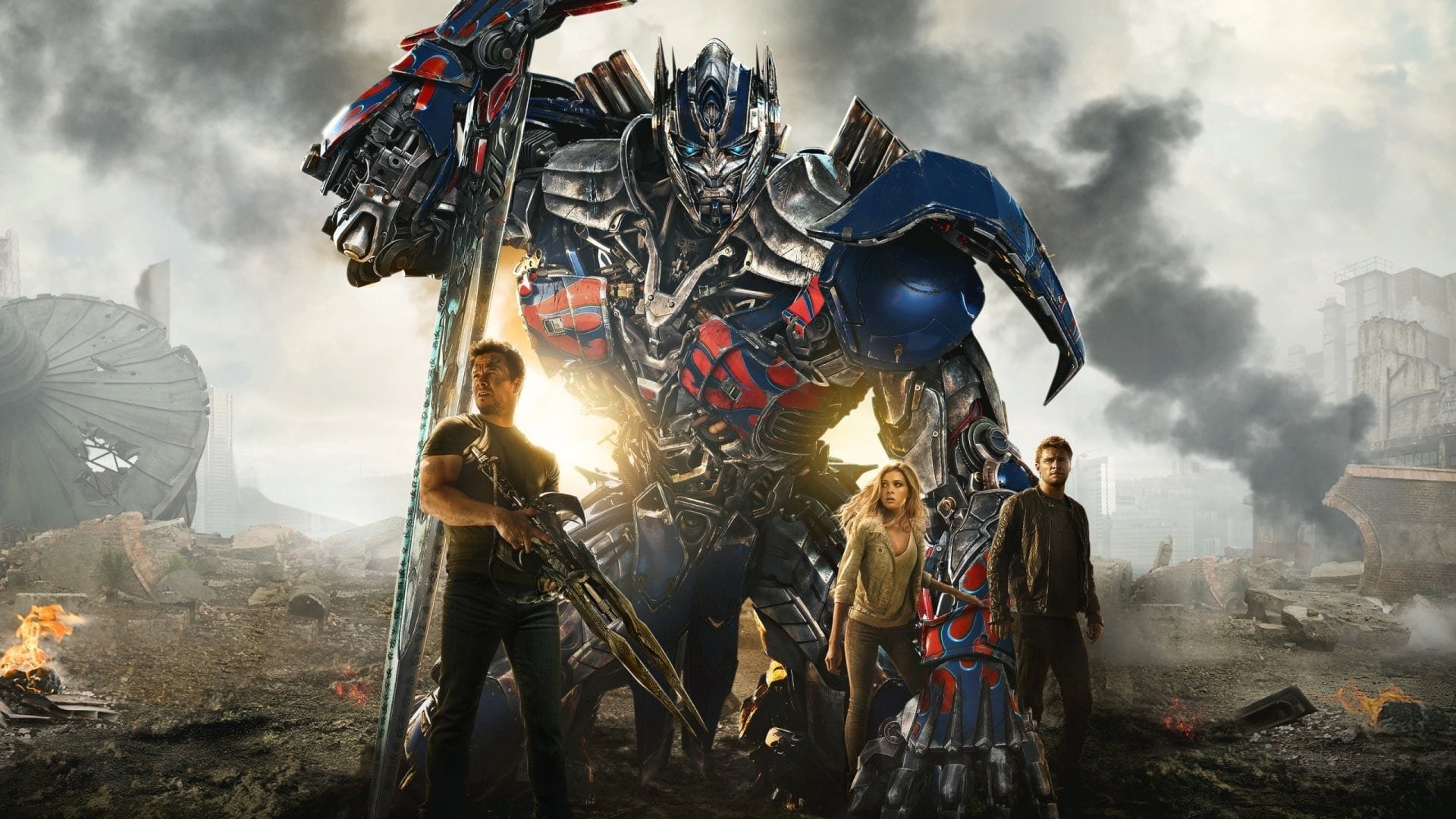 Cinematic background from Transformers: Age of Extinction 2014 - As humanity picks up the pieces, following the conclusion of "Transformers: Dark of the Moon," Autobots and Decepticons have all but vanished from the face of the planet. However, a group of powerful, ingenious businessman and scientists attempt to learn from past Transformer incursions and push the boundaries of technology beyond what they can control - all while an ancient, powerful Transformer menace sets Earth in his cross-hairs.