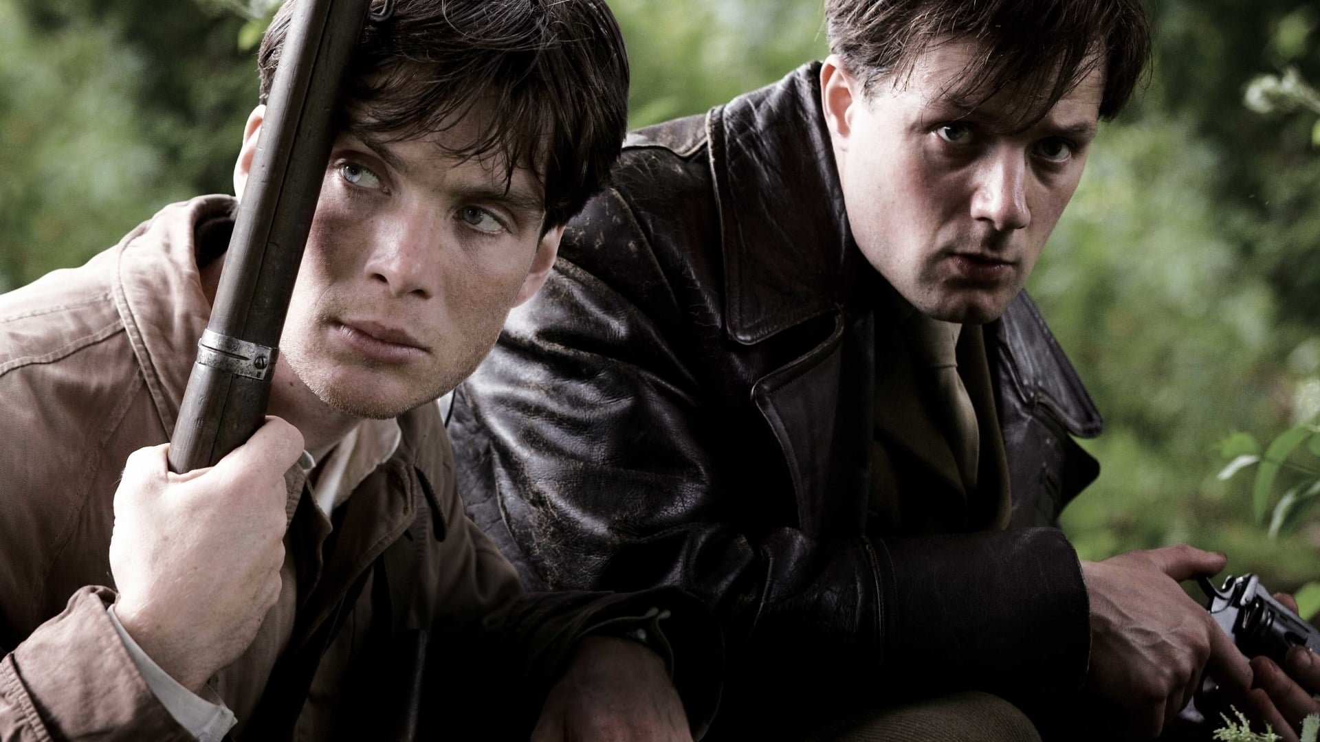 Cinematic background from The Wind that Shakes the Barley 2006 - In 1920s Ireland young doctor Damien O'Donovan prepares to depart for a new job in a London hospital. As he says his goodbyes at a friend's farm, British Black and Tans arrive, and a young man is killed. Damien joins his brother Teddy in the Irish Republican Army, but political events are soon set in motion that tear the brothers apart.