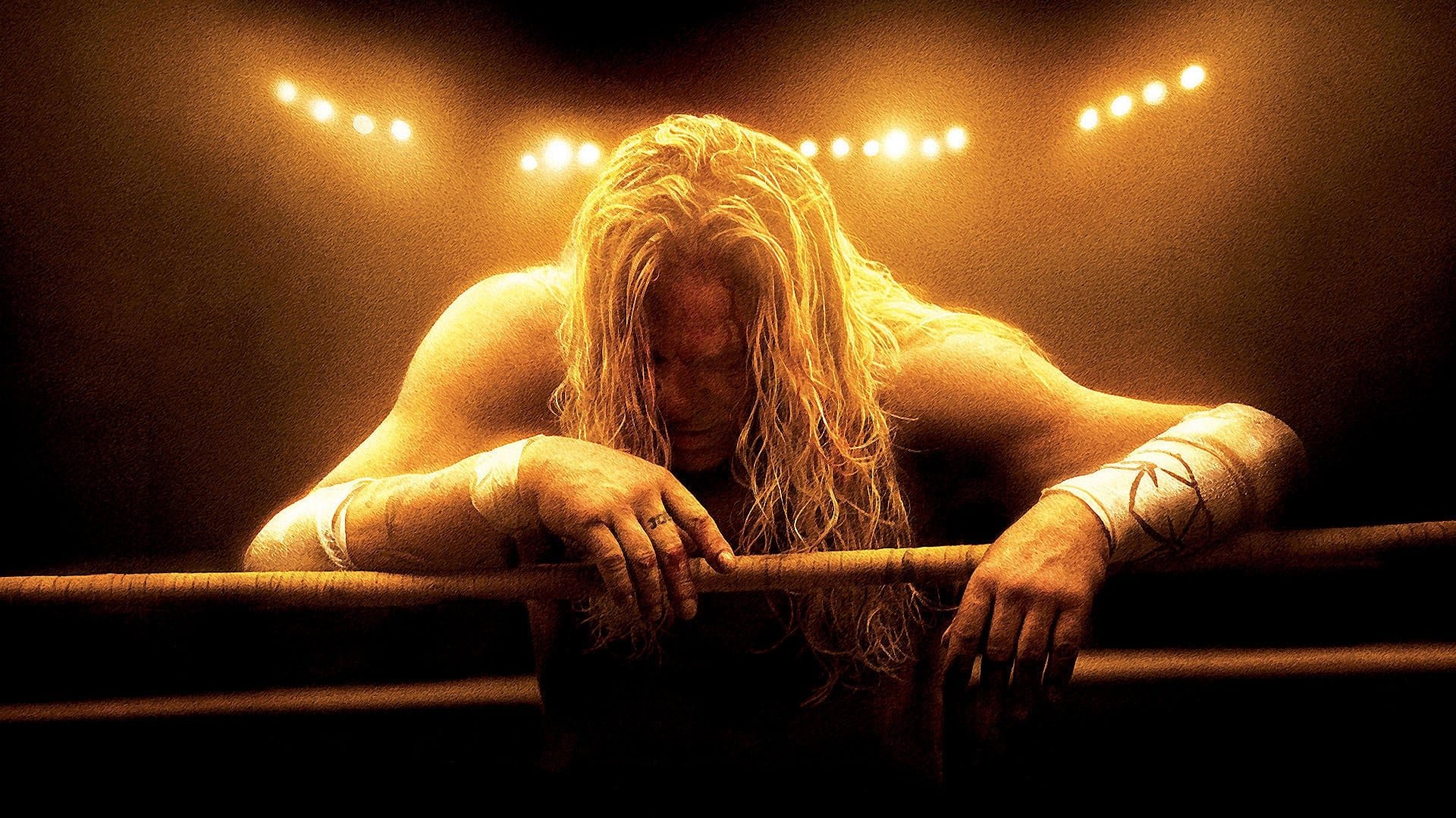 Cinematic background from The Wrestler 2008 - Aging wrestler Randy "The Ram" Robinson is long past his prime but still ready and rarin' to go on the pro-wrestling circuit. After a particularly brutal beating, however, Randy hangs up his tights, pursues a serious relationship with a long-in-the-tooth stripper, and tries to reconnect with his estranged daughter. But he can't resist the lure of the ring and readies himself for a comeback.