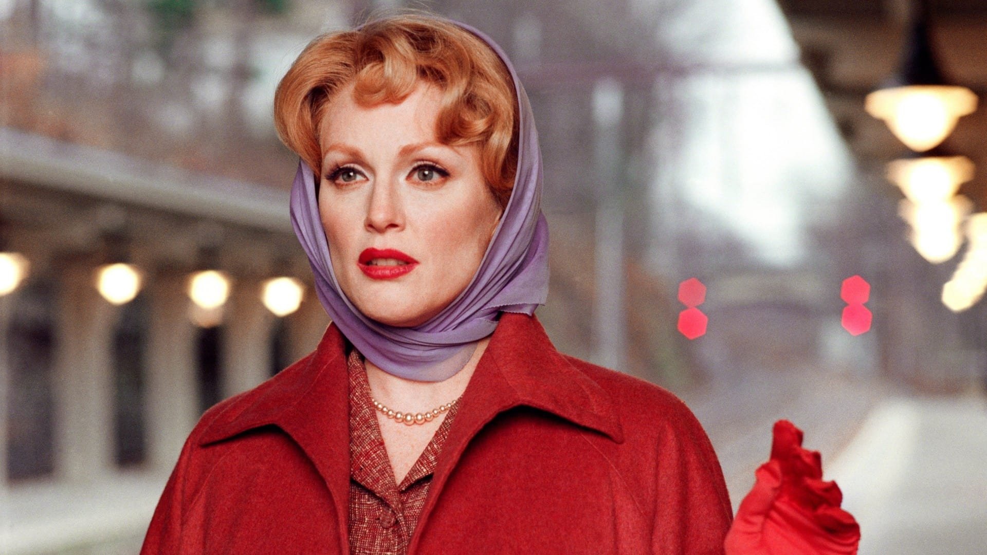 Cinematic background from Far from Heaven 2002 - In 1950s Connecticut, a housewife's life is upended by a marital crisis and mounting racial tensions in society.