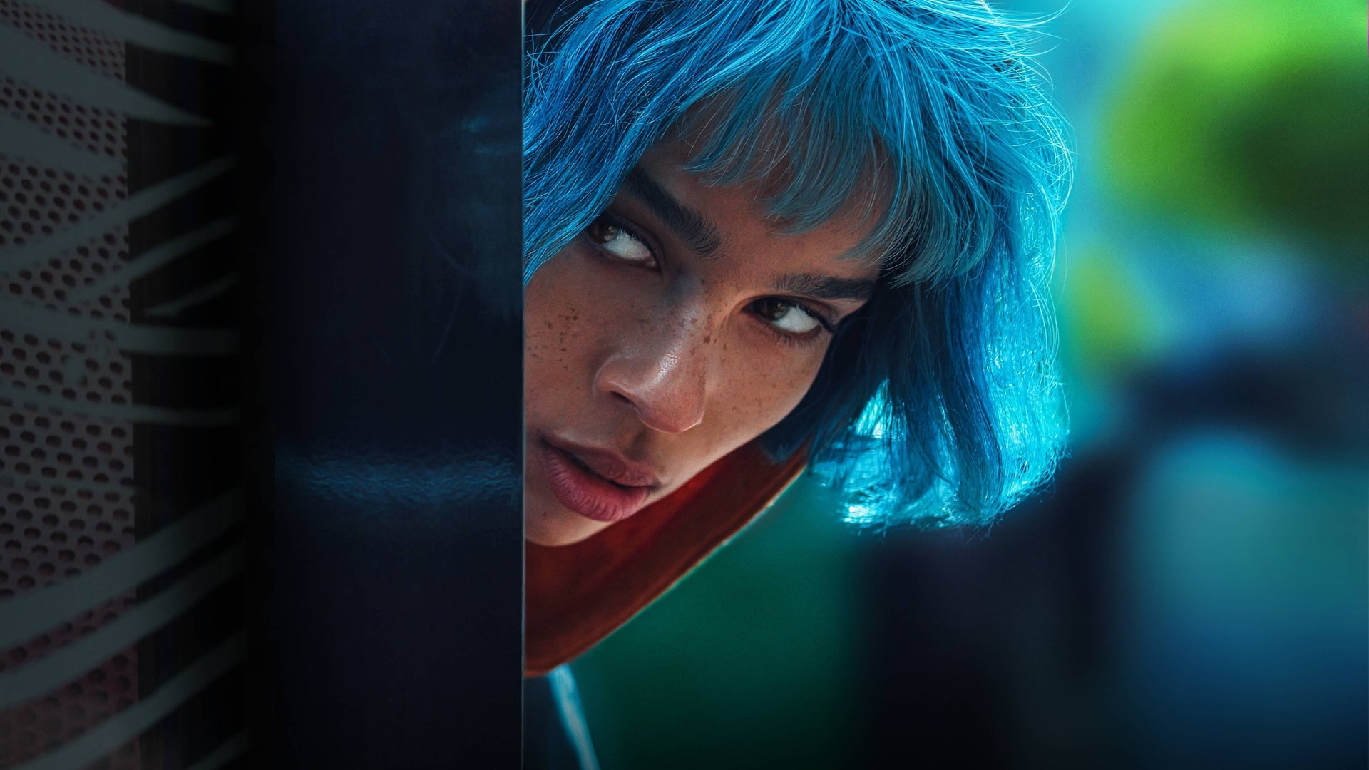 Cinematic background from Kimi 2022 - A tech worker with agoraphobia discovers recorded evidence of a violent crime but is met with resistance when she tries to report it. Seeking justice, she must do the thing she fears the most: leave her apartment.