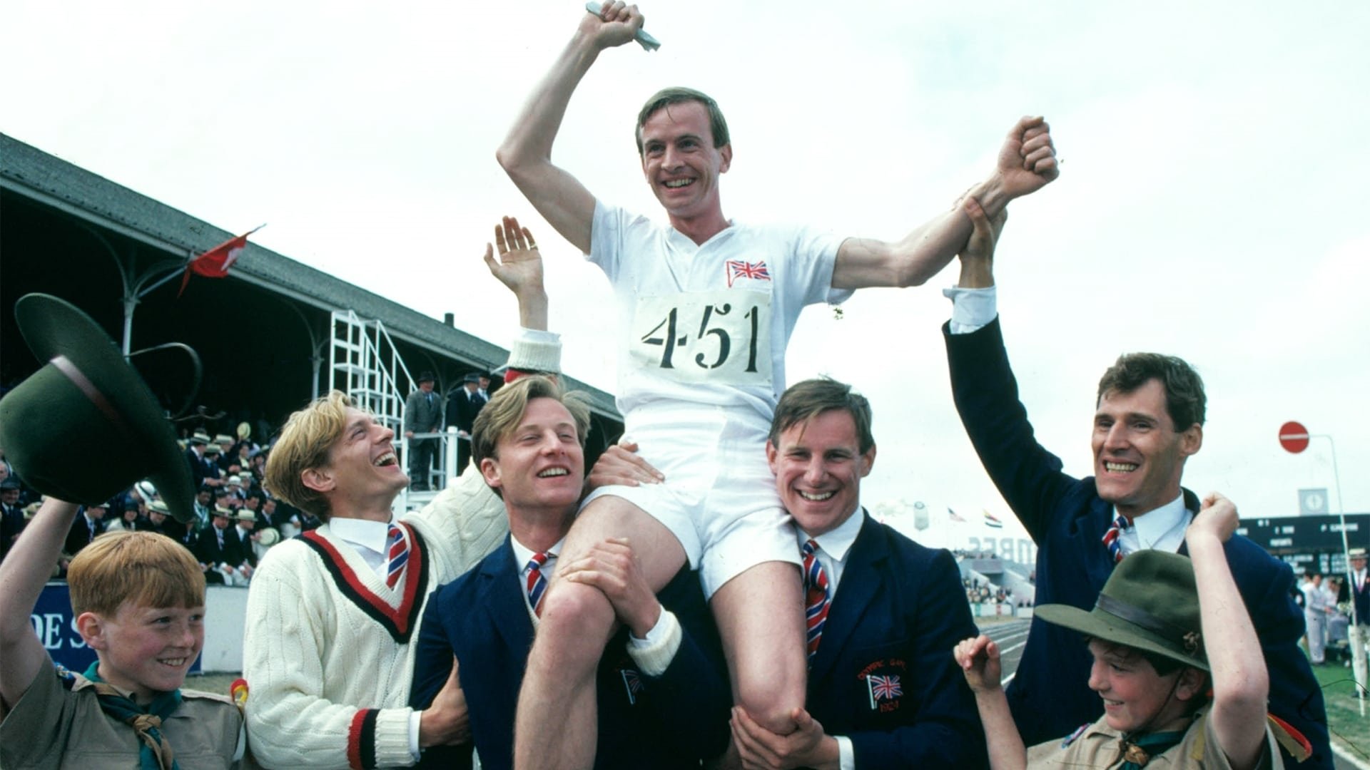 Cinematic background from Chariots of Fire 1981 - In the class-obsessed and religiously divided UK of the early 1920s, two determined young runners train for the 1924 Paris Olympics. Eric Liddell, a devout Christian born to Scottish missionaries in China, sees running as part of his worship of God's glory and refuses to train or compete on the Sabbath. Harold Abrahams overcomes anti-Semitism and class bias, but neglects his beloved sweetheart in his single-minded quest.