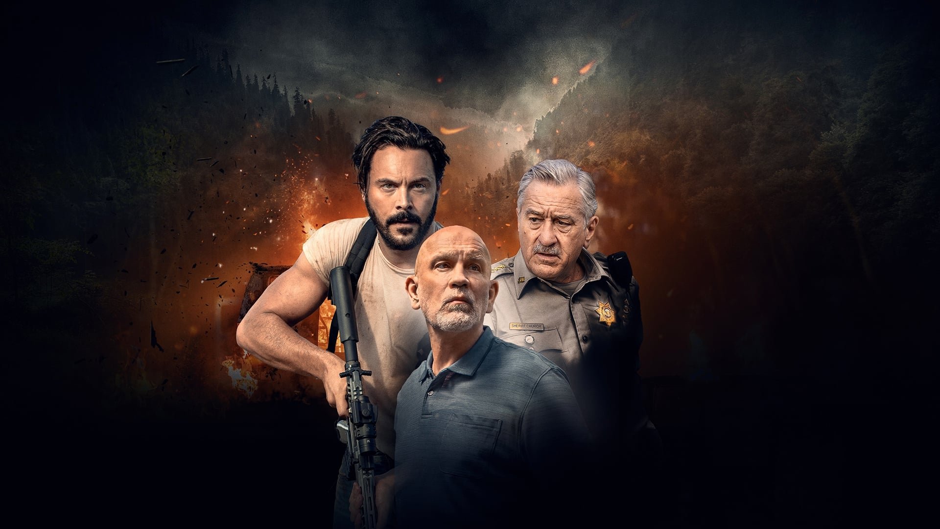 Cinematic background from Savage Salvation 2022 - Newly engaged Shelby John and Ruby Red want a fresh start after their struggles with addiction, but when Shelby discovers his beloved Ruby dead on their porch, he embarks on a vengeful killing spree of the dealers who supplied her. Armed with nothing but adrenaline and a nail gun, Shelby begins to unleash chaos on the town’s criminal underbelly, as he hunt’s down crime lord Coyote. Sheriff Church must race against the clock to put an end to Shelby's vigilante justice before the entire town descends into a bloodbath.