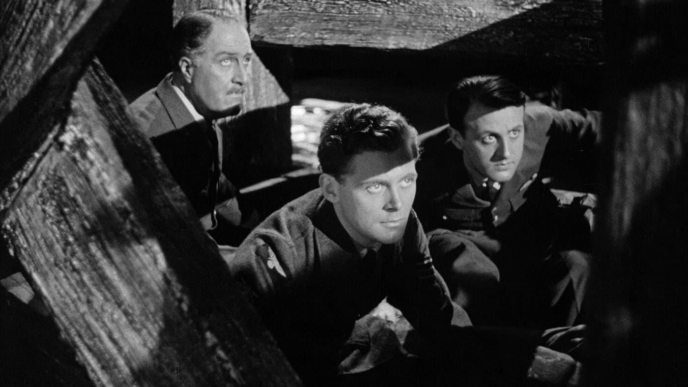 Cinematic background from One of Our Aircraft Is Missing 1942 - During the Allied Bombing offensive of World War II the public was often informed that "A raid took place last night over ..., One (or often more) of Our Aircraft Is Missing". Behind these sombre words hid tales of death, destruction and derring-do. This is the story of one such bomber crew who were shot down and the brave Dutch patriots who helped them home.