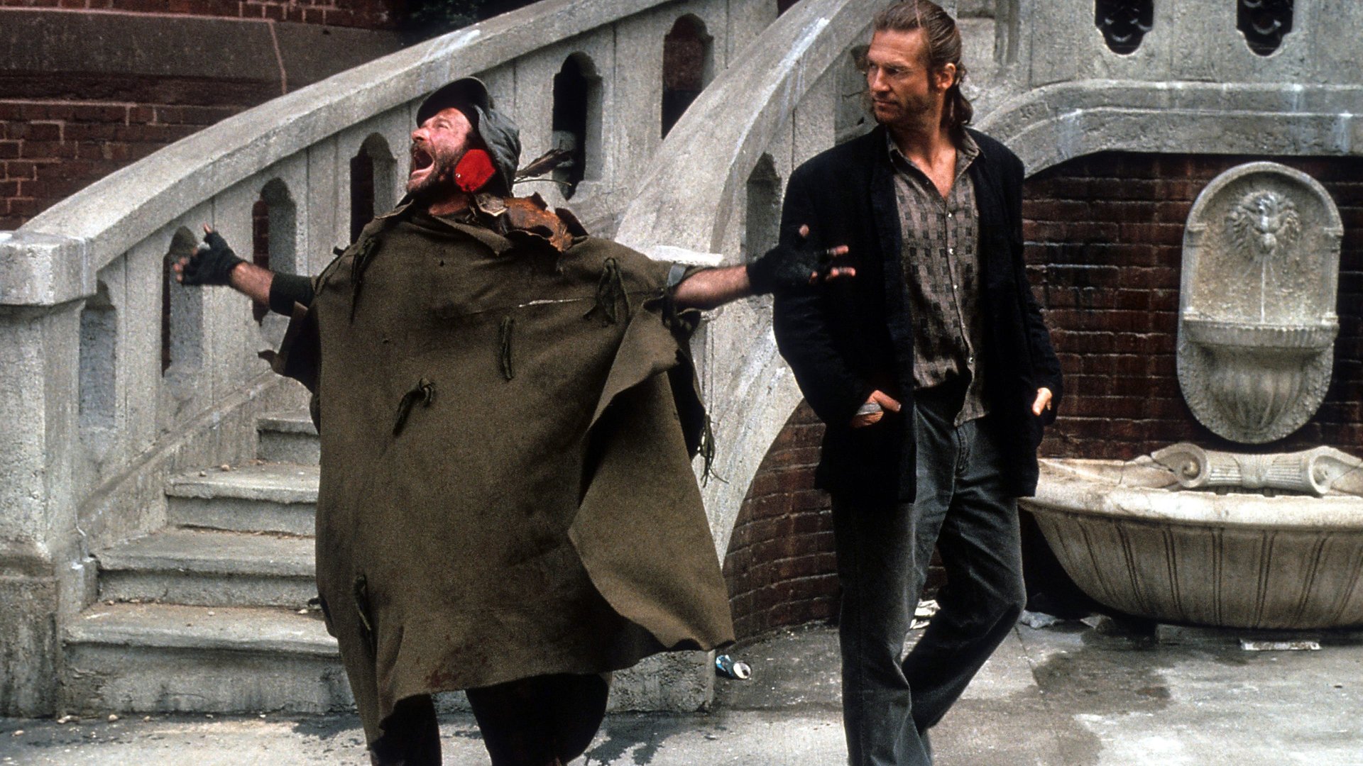 Cinematic background from The Fisher King 1991 - Two troubled men face their terrible destinies and events of their past as they join together on a mission to find the Holy Grail and thus to save themselves.