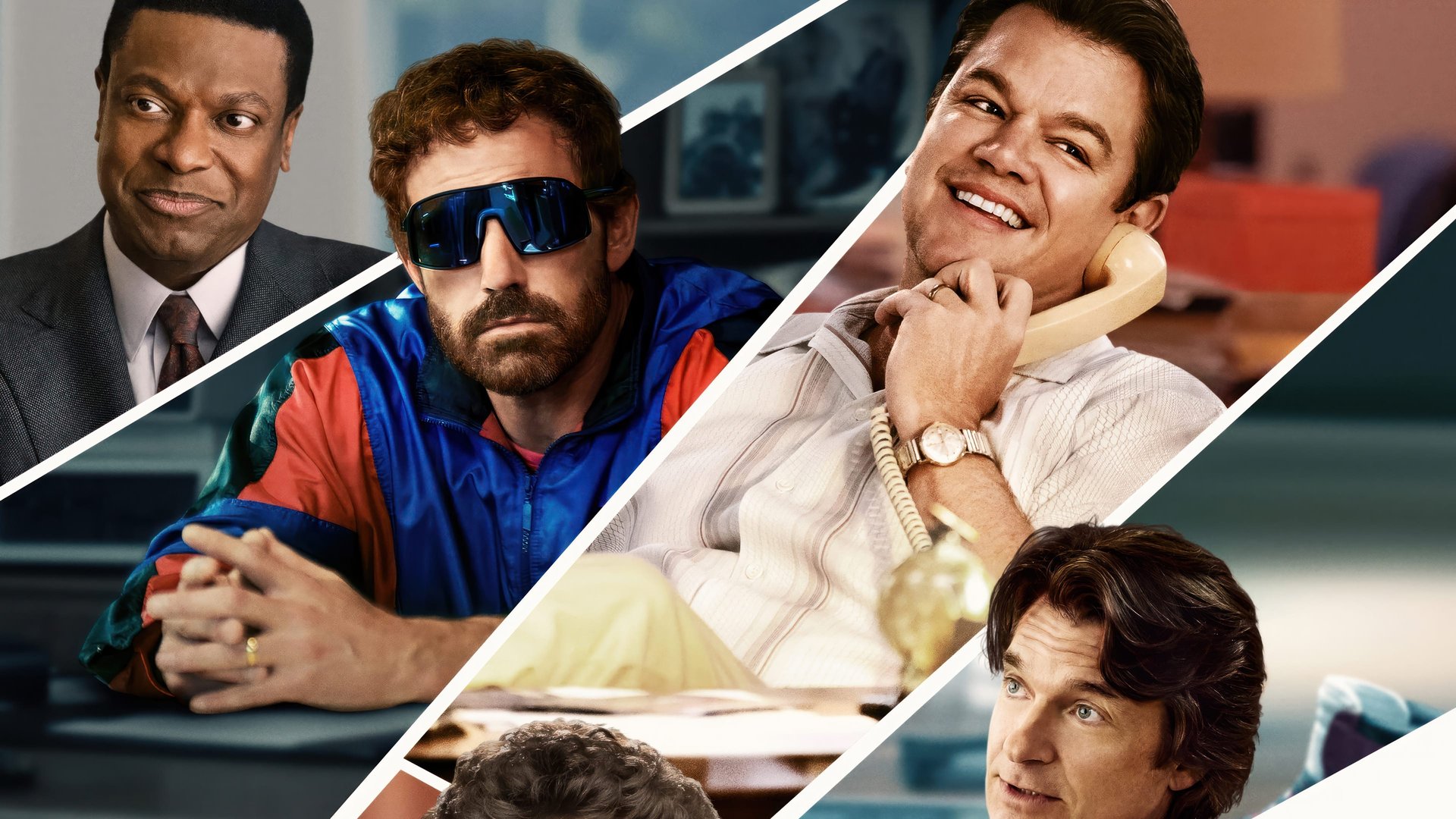 Cinematic background from Air 2023 - Discover the game-changing partnership between a then undiscovered Michael Jordan and Nike's fledgling basketball division which revolutionized the world of sports and culture with the Air Jordan brand.