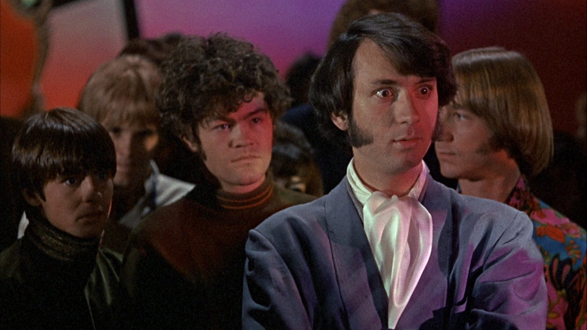 Cinematic background from Head 1968 - In this surrealistic and free-form follow-up to the Monkees' television show, the band frolic their way through a series of musical set pieces and vignettes containing humor and anti-establishment social commentary.