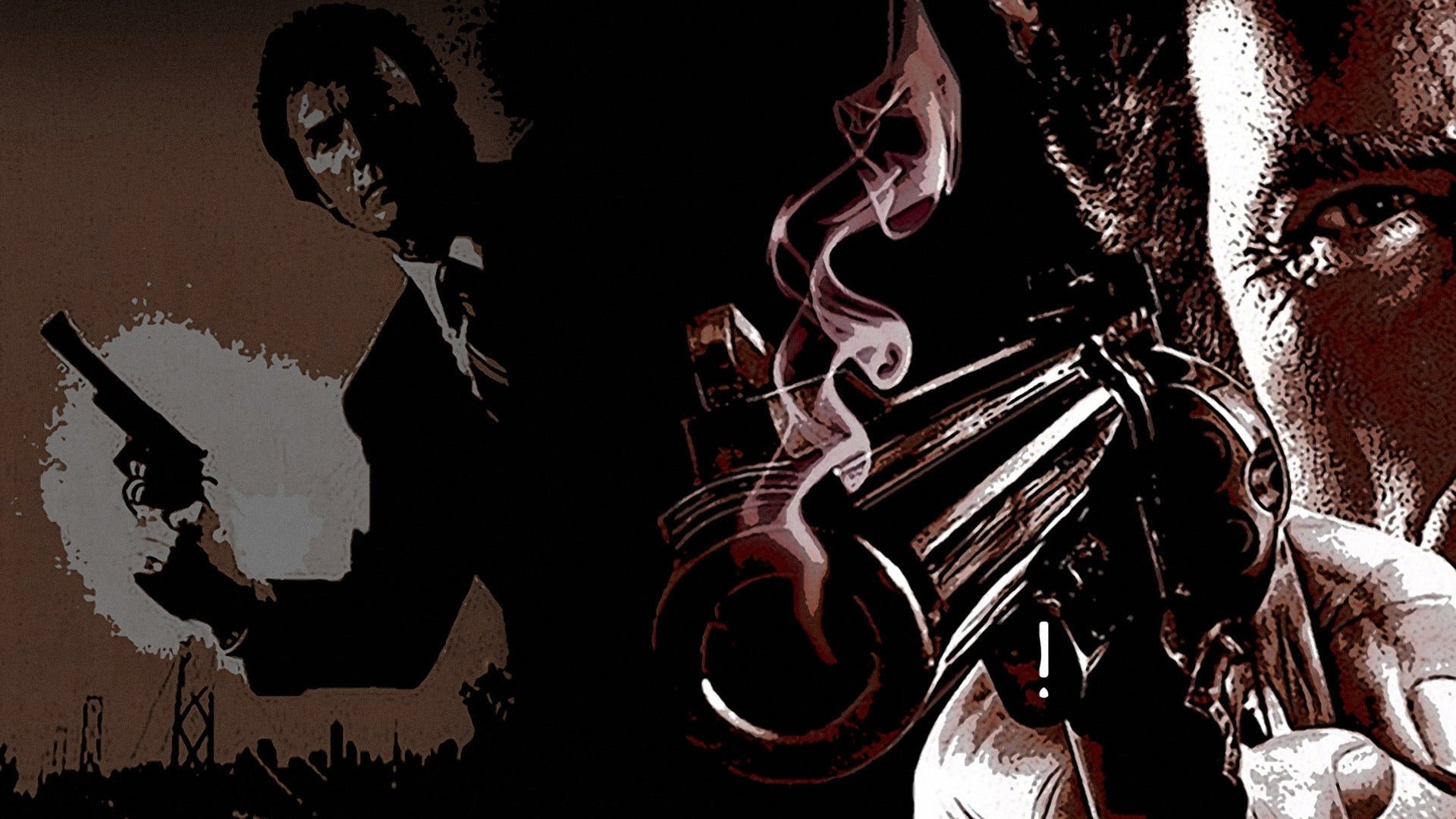 Cinematic background from The Enforcer 1976 - Dirty Harry Callahan returns again, this time saddled with a rookie female partner. Together, they must stop a terrorist group consisting of angry Vietnam veterans.