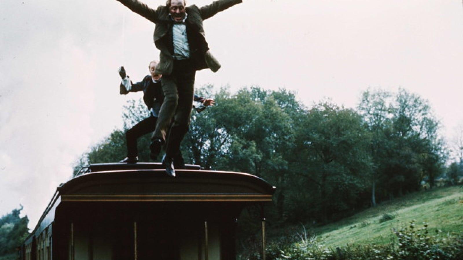 Cinematic background from The Seven-Per-Cent Solution 1976 - Concerned about his friend's cocaine use, Dr. Watson tricks Sherlock Holmes into travelling to Vienna, where Holmes enters the care of Sigmund Freud. Freud attempts to solve the mysteries of Holmes' subconscious, while Holmes devotes himself to solving a mystery involving the kidnapping of Lola Deveraux.