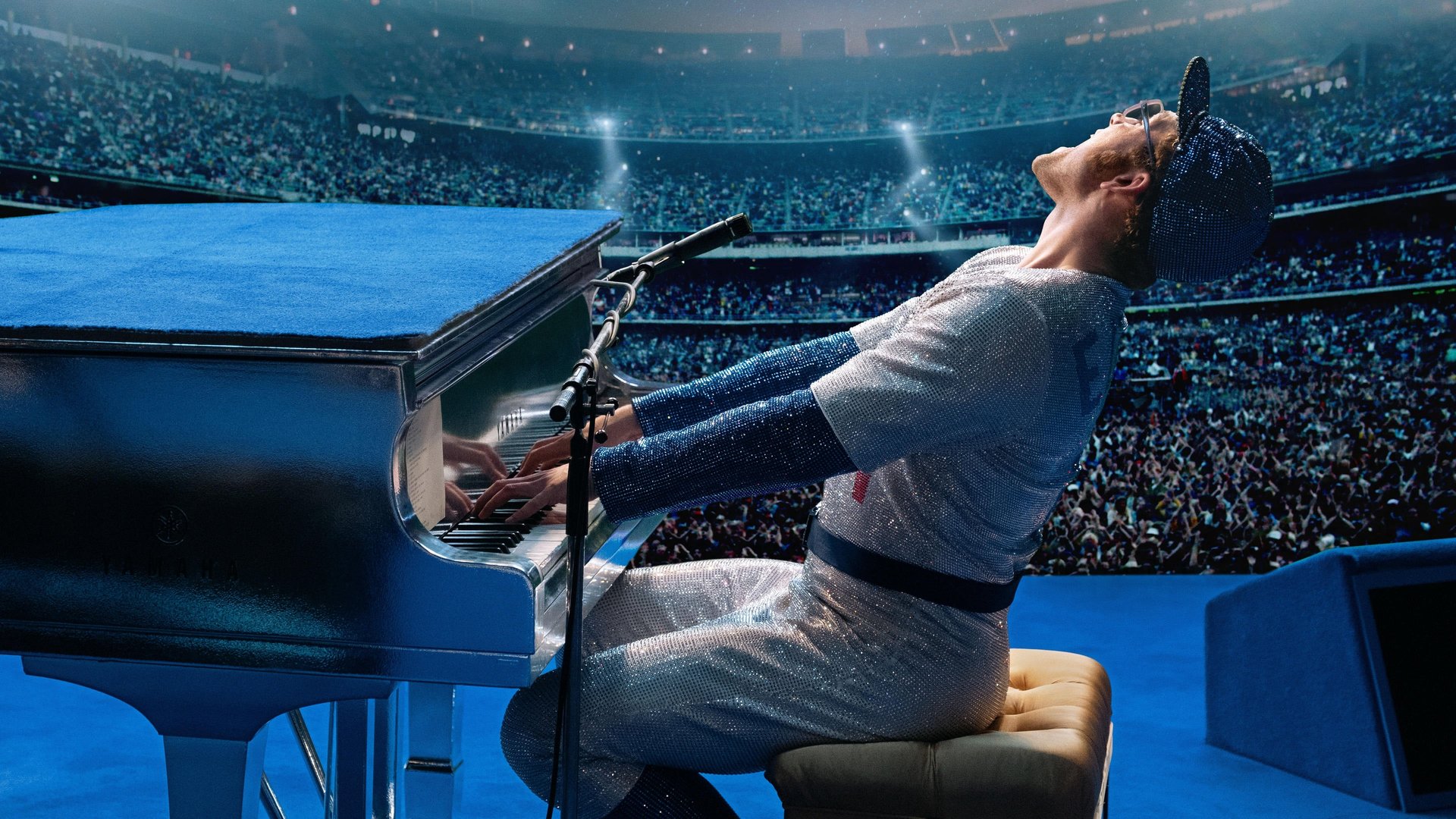Cinematic background from Rocketman 2019 - The story of Elton John's life, from his years as a prodigy at the Royal Academy of Music through his influential and enduring musical partnership with Bernie Taupin.
