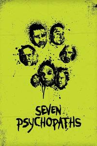Official poster of Seven Psychopaths 2012 directed by Martin McDonagh
