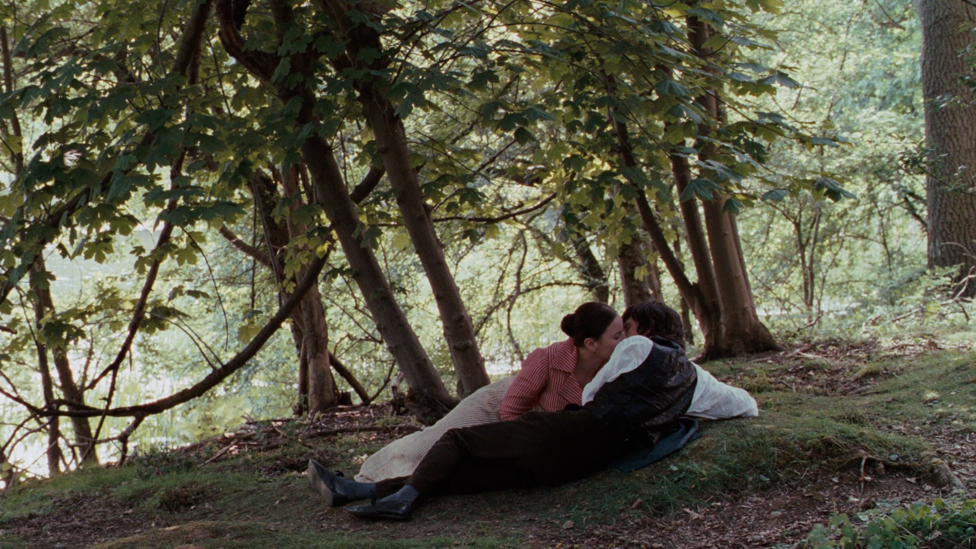 Cinematic background from Bright Star 2009 - In 1818, high-spirited young Fanny Brawne finds herself increasingly intrigued by the handsome but aloof poet John Keats, who lives next door to her family friends the Dilkes. After reading a book of his poetry, she finds herself even more drawn to the taciturn Keats. Although he agrees to teach her about poetry, Keats cannot act on his reciprocated feelings for Fanny, since as a struggling poet he has no money to support a wife.