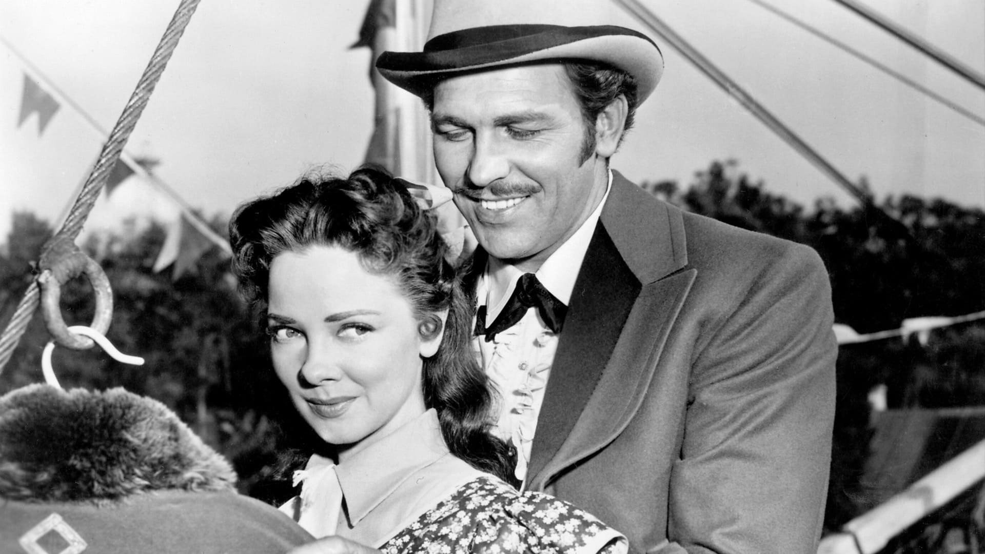 Cinematic background from Show Boat 1951 - A dashing Mississippi river gambler wins the affections of the daughter of the owner of the Show Boat.