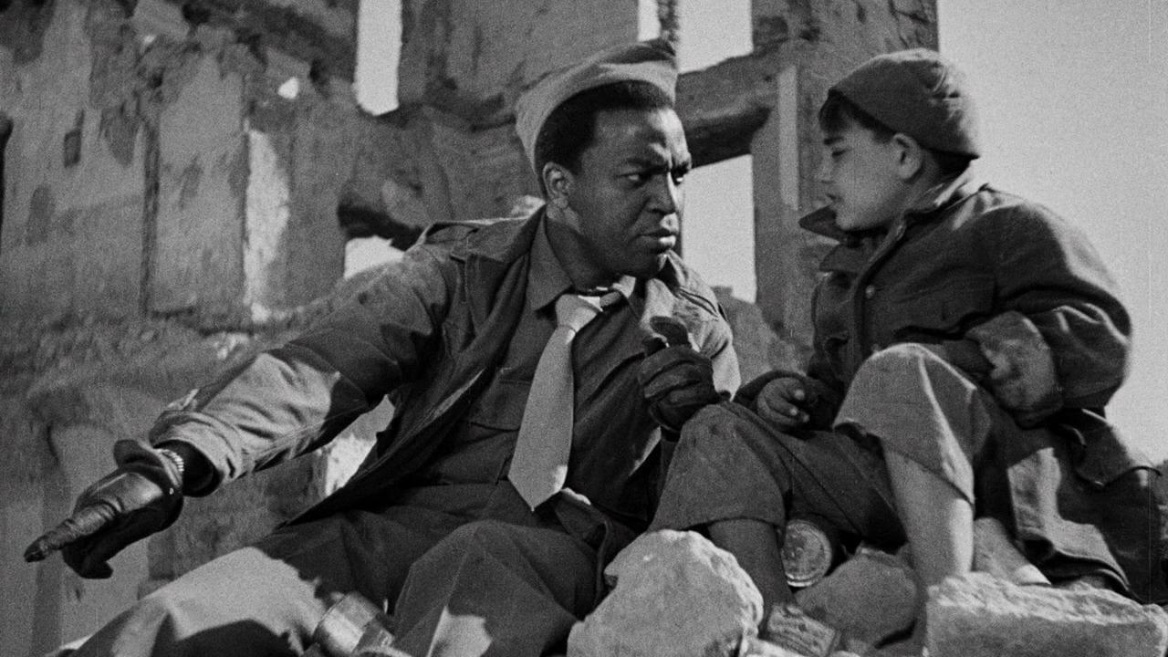 Cinematic background from Paisan 1946 - Six vignettes follow the Allied invasion from July 1943 to winter 1944, from Sicily north to Venice.