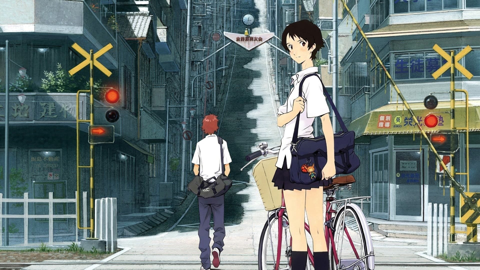 Cinematic background from The Girl Who Leapt Through Time 2006 - When 17-year-old Makoto Konno gains the ability to, quite literally, "leap" backwards through time, she immediately sets about improving her grades and preventing personal mishaps. However, she soon realises that changing the past isn't as simple as it seems, and eventually, will have to rely on her new powers to shape the future of herself and her friends.