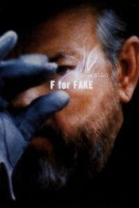 Official poster of F for Fake 1973 directed by [object Object], [object Object], [object Object], [object Object]