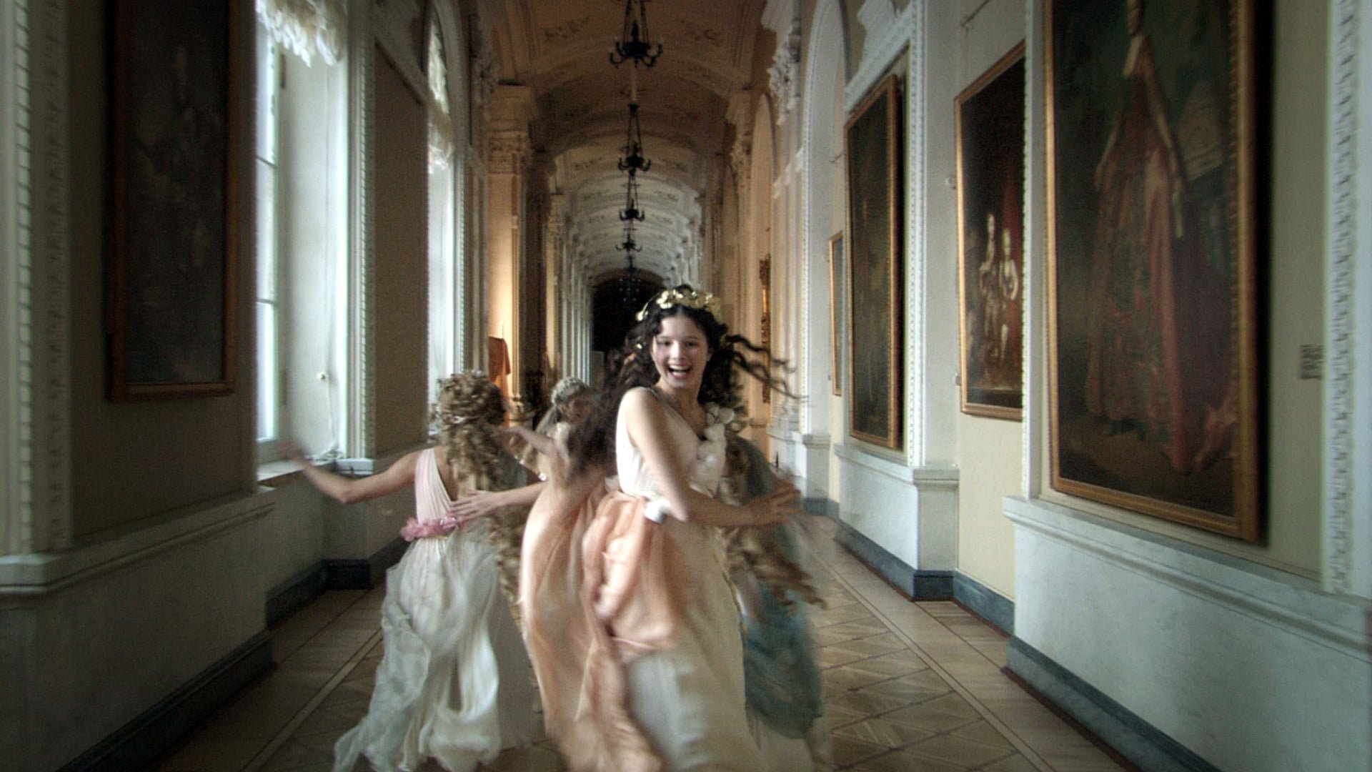 Cinematic background from Russian Ark 2002 - A ghost and a French marquis wander through the Winter Palace in St Petersburg, encountering scenes from many different periods of its history.