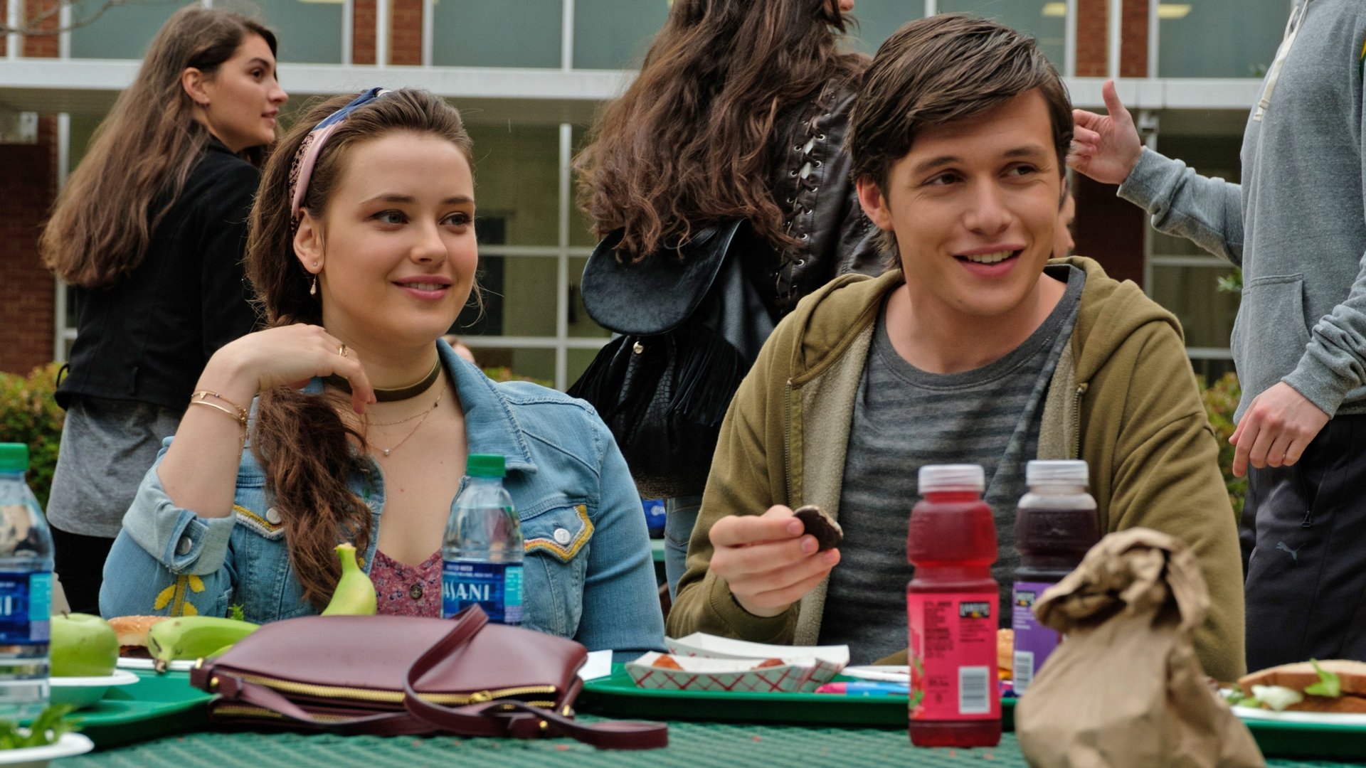 Cinematic background from Love, Simon 2018 - Everyone deserves a great love story, but for 17-year-old Simon Spier, it's a little more complicated. He hasn't told his family or friends that he's gay, and he doesn't know the identity of the anonymous classmate that he's fallen for online. Resolving both issues proves hilarious, terrifying and life-changing.