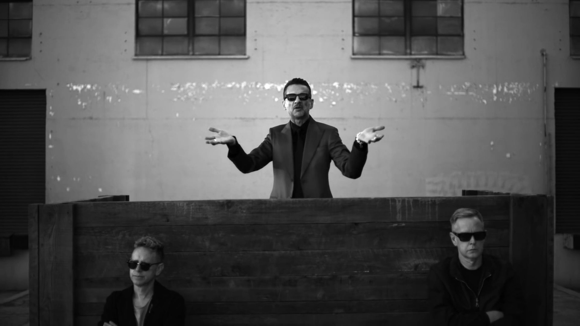 Cinematic background from Depeche Mode - Where’s the Revolution 2017 - null