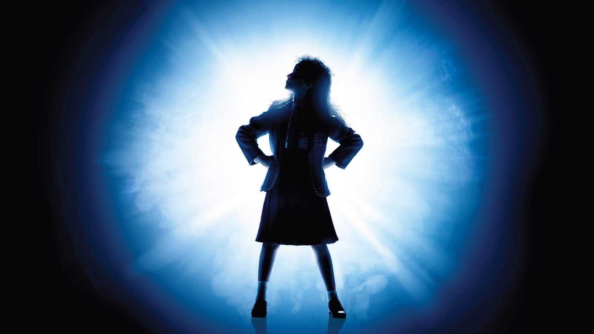 Cinematic background from Roald Dahl's Matilda the Musical 2022 - An extraordinary young girl discovers her superpower and summons the remarkable courage, against all odds, to help others change their stories, whilst also taking charge of her own destiny. Standing up for what's right, she's met with miraculous results.