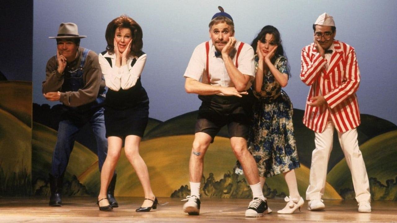 Cinematic background from Waiting for Guffman 1996 - Aspiring director Corky St. Clair and the marginally talented amateur cast of his hokey small-town musical production go overboard when they learn that Broadway theater agent Mort Guffman will be in attendance.