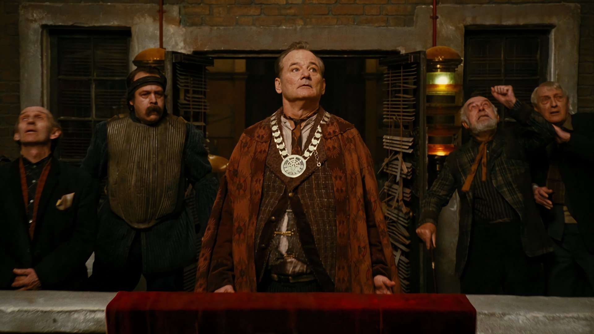 Cinematic background from City of Ember 2008 - For generations, the people of the City of Ember have flourished in an amazing world of glittering lights. But Ember's once powerful generator is failing and the great lamps that illuminate the city are starting to flicker. Now, two teenagers, in a race against time, must search Ember for clues that will unlock the ancient mystery of the city's existence, before the the lights go out forever.