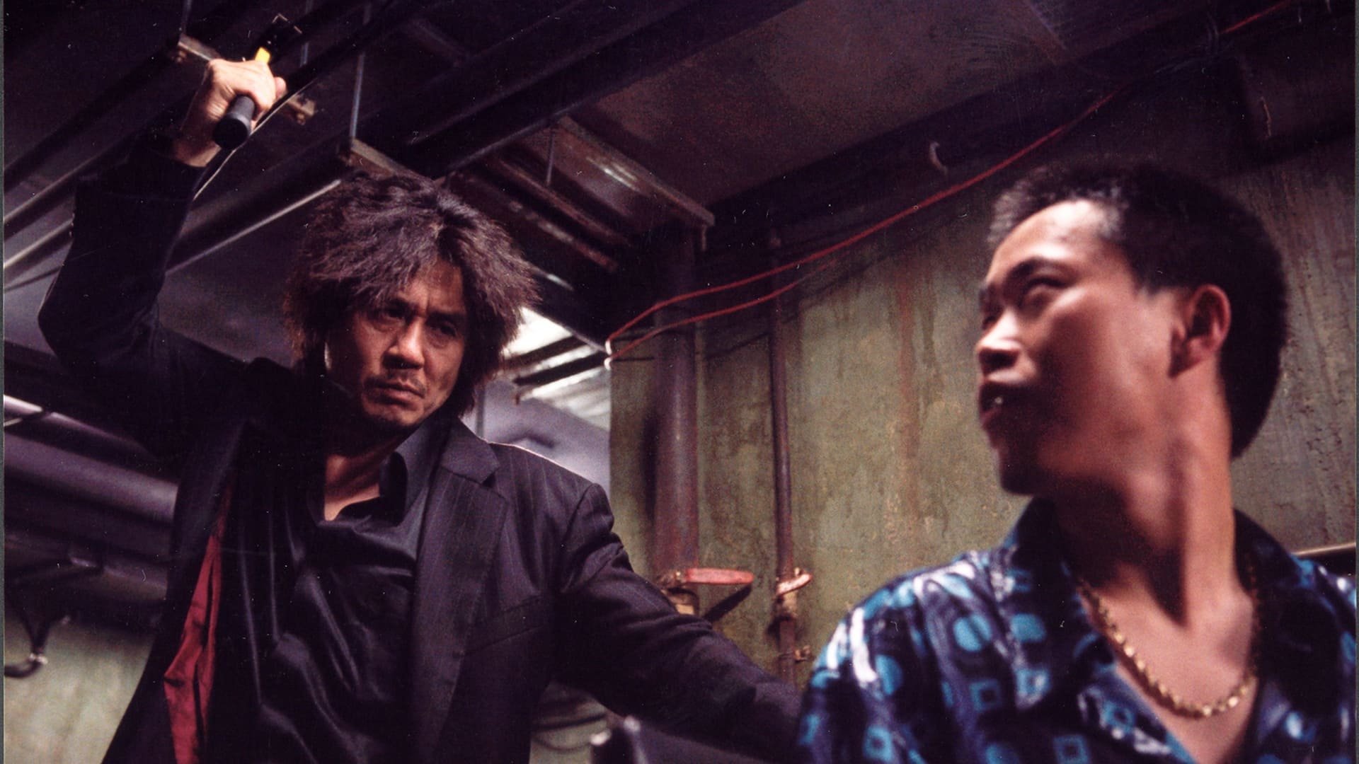 Cinematic background from Oldboy 2003 - With no clue how he came to be imprisoned, drugged and tortured for 15 years, a desperate businessman seeks revenge on his captors.