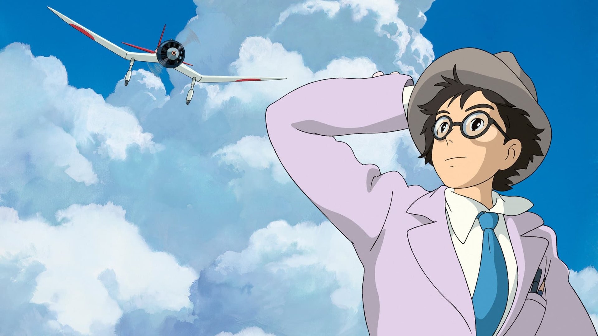 Cinematic background from The Wind Rises 2013 - A lifelong love of flight inspires Japanese aviation engineer Jiro Horikoshi, whose storied career includes the creation of the A-6M World War II fighter plane.