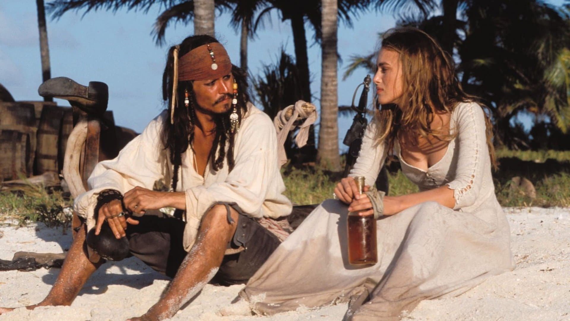 Cinematic background from Pirates of the Caribbean: The Curse of the Black Pearl 2003 - Jack Sparrow, a freewheeling 18th-century pirate, quarrels with a rival pirate bent on pillaging Port Royal. When the governor's daughter is kidnapped, Sparrow decides to help the girl's love save her.
