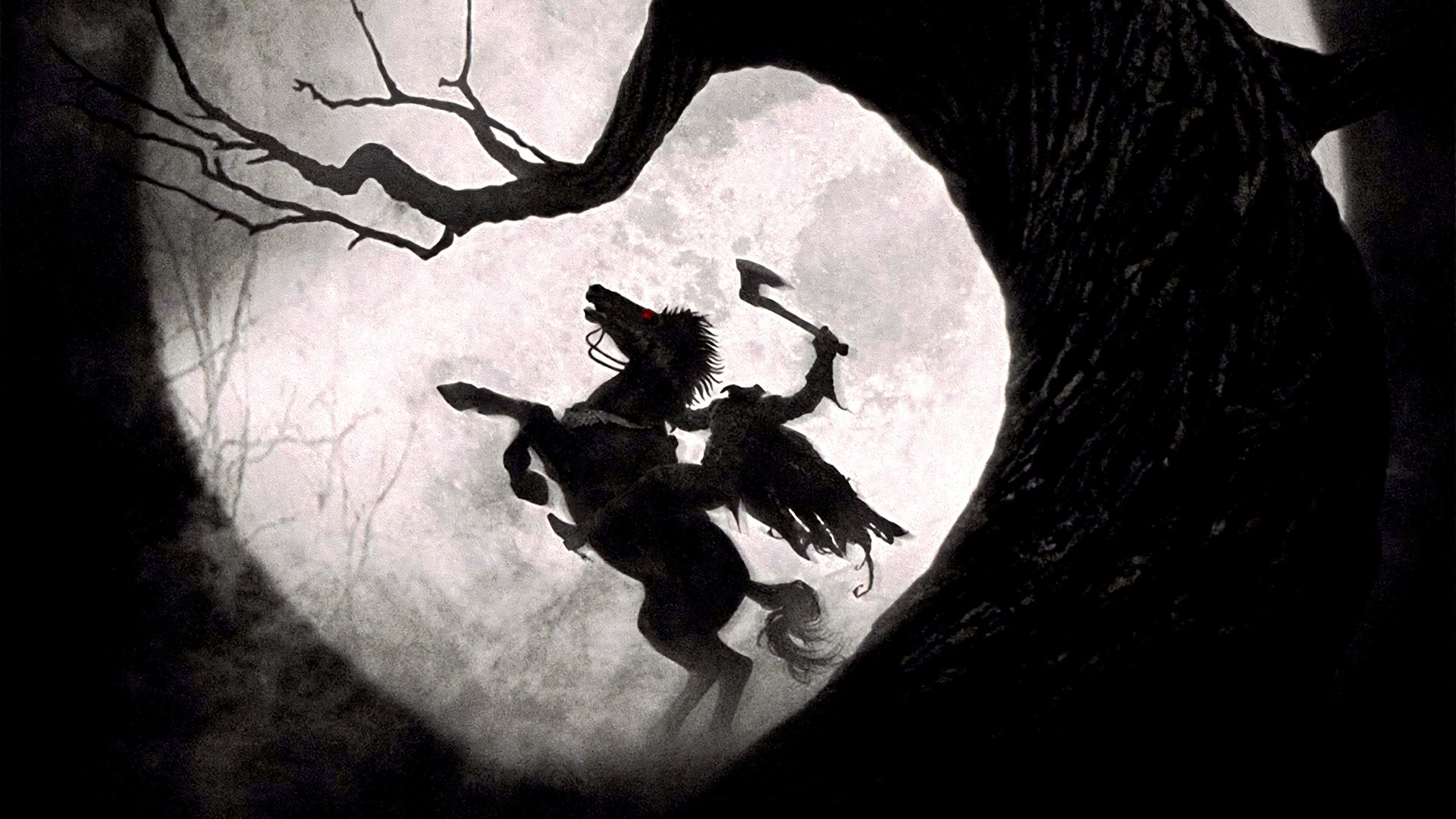 Cinematic background from Sleepy Hollow 1999 - New York detective Ichabod Crane is sent to Sleepy Hollow to investigate a series of mysterious deaths in which the victims are found beheaded. Locals believe the culprit to be none other than the legendary Headless Horseman.