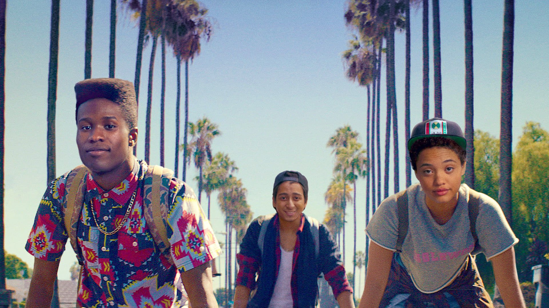 Cinematic background from Dope 2015 - Malcolm is carefully surviving life in a tough neighborhood in Los Angeles while juggling college applications, academic interviews, and the SAT. A chance invitation to an underground party leads him into an adventure that could allow him to go from being a geek, to being dope, to ultimately being himself.